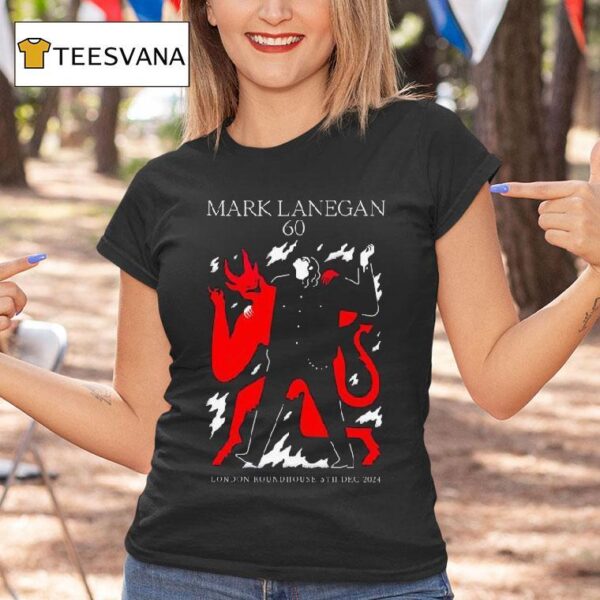 Mark Lanegan At Roundhouse In London Uk On Dec Tour T Shirt