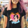 Muawk Flaming Hear T Shirt