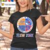 New York Knicks X New York Rangers X New York Yankees X New York Giants Team Logo T Shirt
