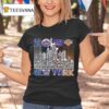New York Yankees Mets Giants Knicks All Name Of Legends City Skyline T Shirt