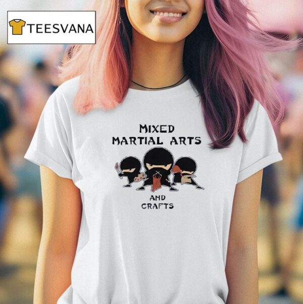 Ninja Mixed Martial Arts And Crafts T Shirt