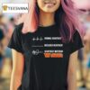 Normal Heartbeat Deceased Heartbeat Heartbeat Watching Commanders T Shirt