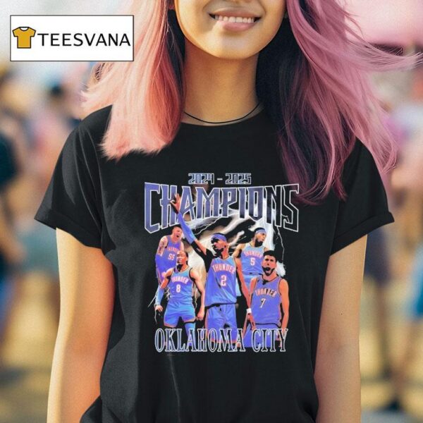 Oklahoma City Basketball Champions Team T Shirt