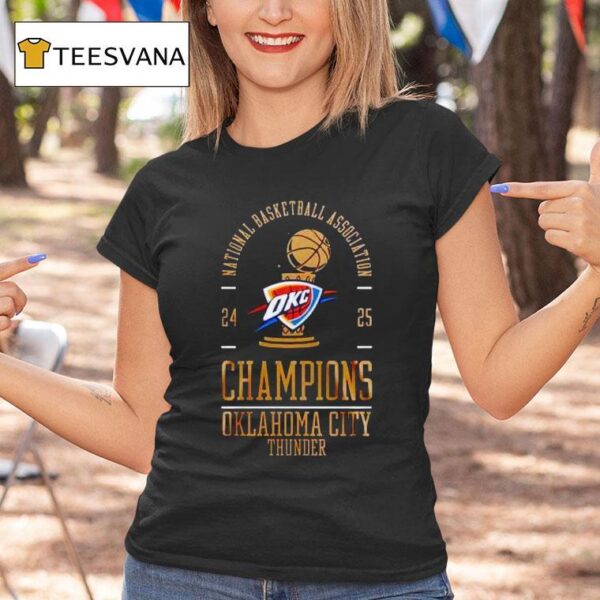 Oklahoma City Thunder Champions Back On The Throne T Shirt