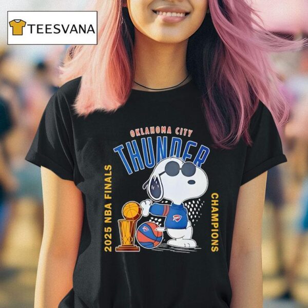 Oklahoma City Thunder Finals Champions Snoopy T Shirt
