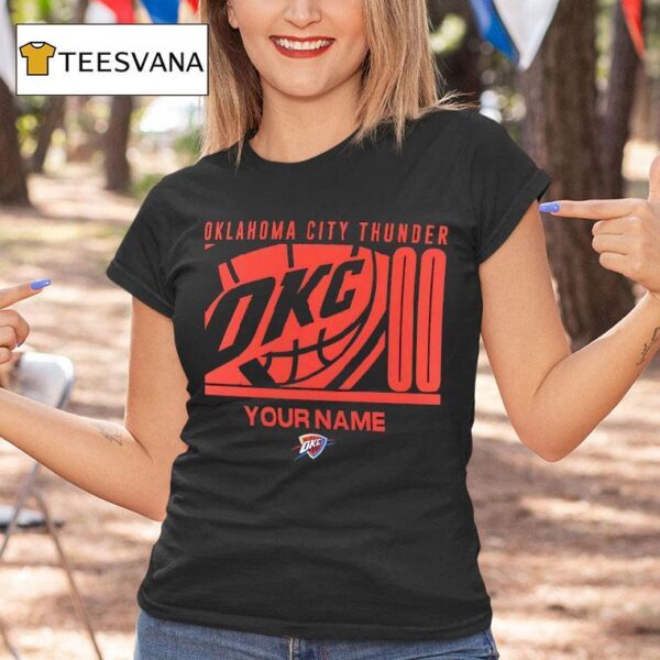 Oklahoma City Thunder Your Name Champions T Shirt