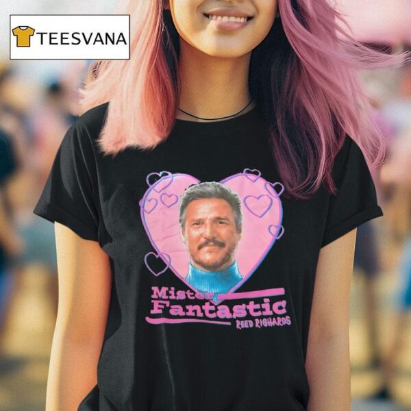 Pedro Pascal Mister Fantastic Reed Richards T Shirt