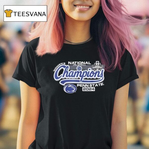Penn State Nittany Lions National Champs W Volleyball T Shirt