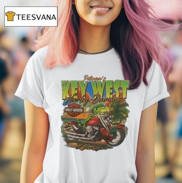 Peterson S Key West Harley Davidson Florida T Shirt
