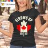 Proud Canadian Strong Elbows Up Canada Est T Shirt