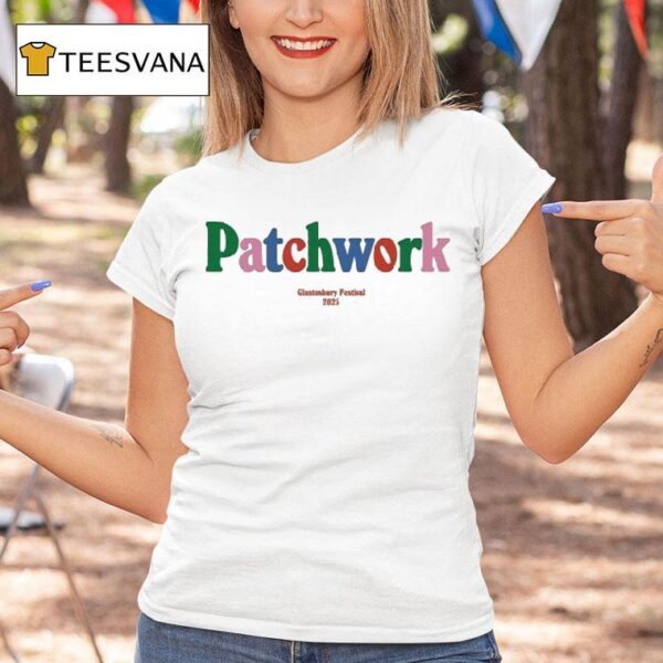 Pulp Patchwork Glastonbury Festival T Shirt