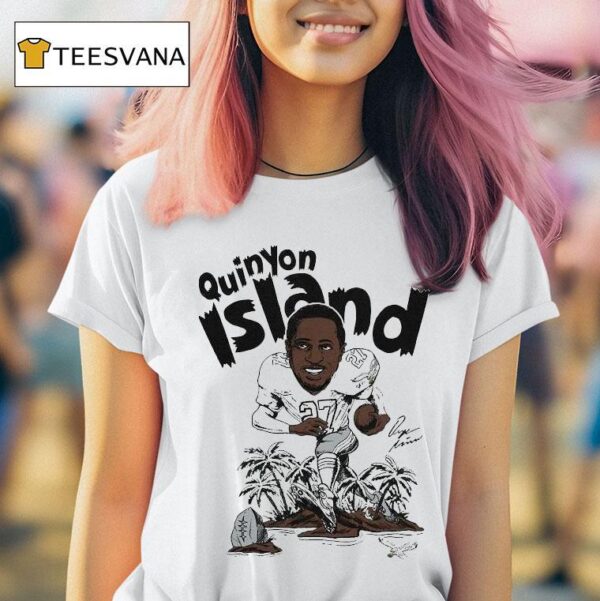 Quinyon Mitchell Kelly Green Caricature Player Philadelphia Eagles Philly T Shirt