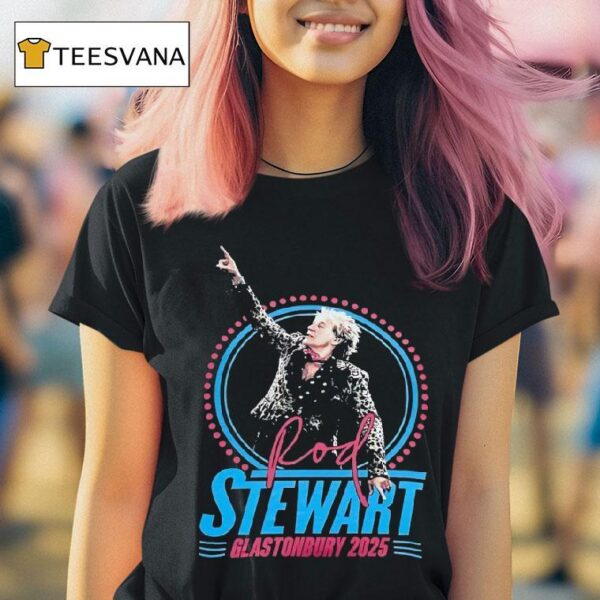 Rod Stewart Glastonbury T Shirt