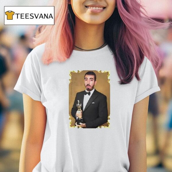Saleh Jafarawi Mr Fafo Oscar Statue T Shirt