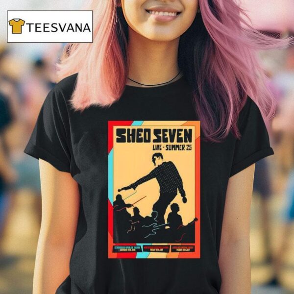 Shed Seven June Scarborough Open Air Theatre Scarborough Uk T Shirt
