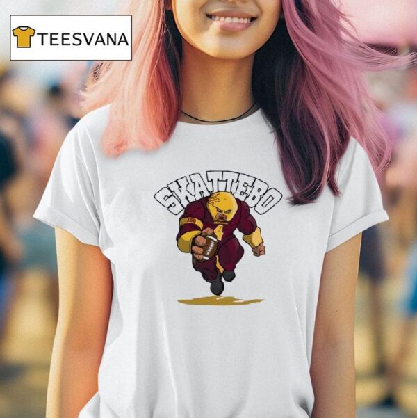 Skattebo Juggernaut Cam Skattebo Forks Up Arizona State Sun Devils T Shirt