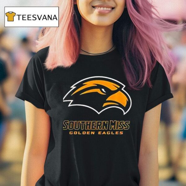 Southern Miss Golden Eagles Logo T Shirt