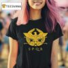 Spqr Roman Legion Eagle Machine Embroidery T Shirt