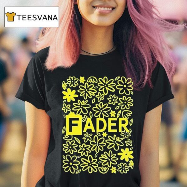 The Fader Floral Logo T Shirt