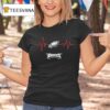 The Heartbeat Of Philadelphia Eagles T Shirt