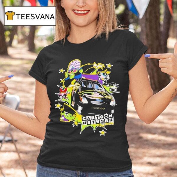 The Powerpuff Girls Cartoon Network Wacky Racing T Shirt