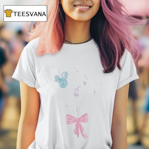 Tied Up With Magic Balloons Mickey Bow T Shirt
