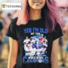Toronto Blue Jays Yes I M Old But I Saw Back Back World Series Signatures T Shirt