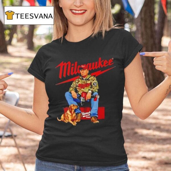 Trump Milwaukee Camo T Shirt