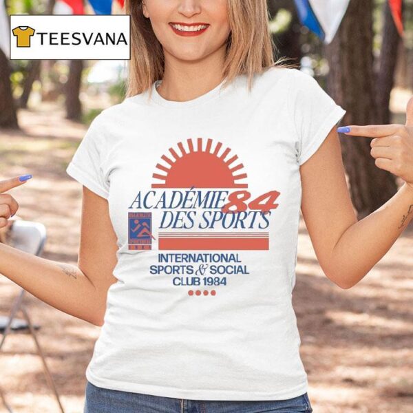 Vice Academie Des Sports Social Club International Club T Shirt