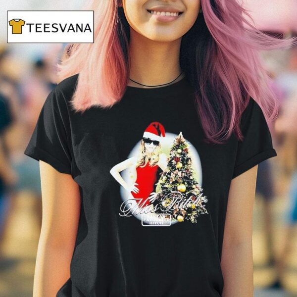 Victoria Miss Btch Santa Xmas T Shirt