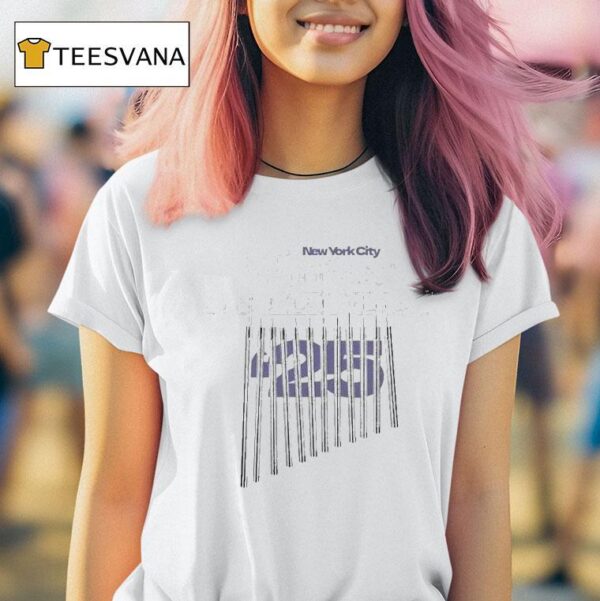 Winter Jazzfest New York City Silver Chimes T Shirt