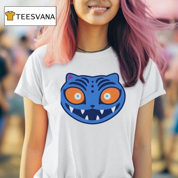 Zoey Wearing Derpy Tiger S Face T Shirt