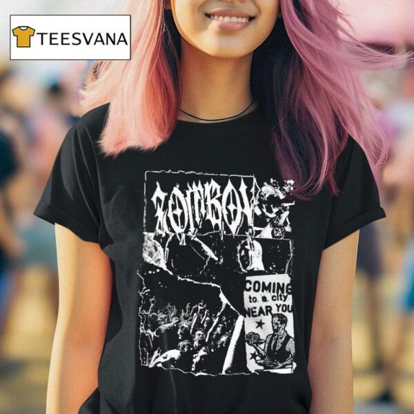 Zomboy In A City Near You Punk T Shirt