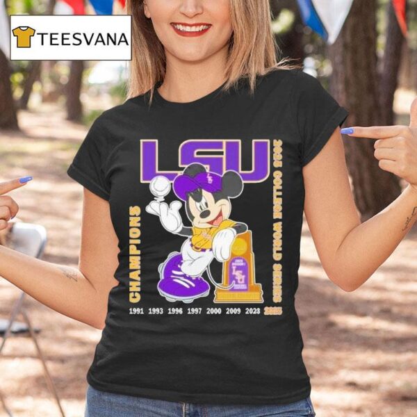 Ncaa Men College World Series Champions Lsu Tigers T Shirt