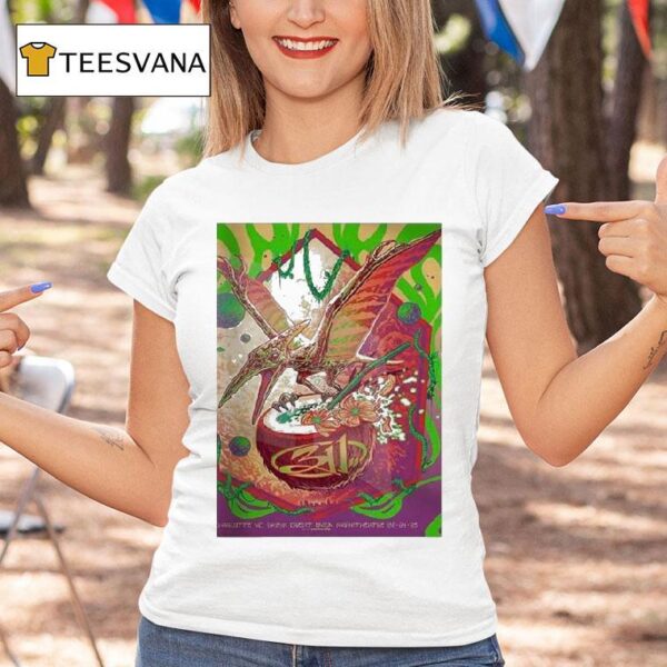 Live Show At Skyla Credit Union Amphitheatre In Charlotte Nc On June Featuring Psychedelic Pterodactyl And Coconua T Shirt