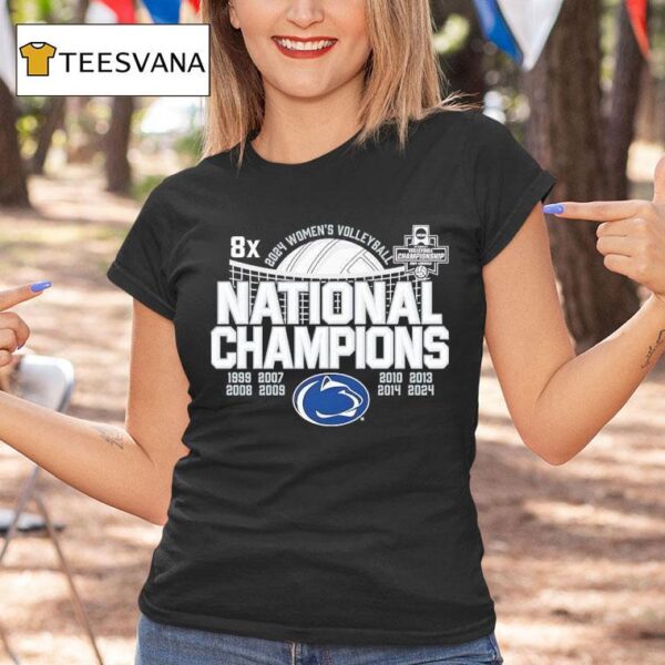 X National Penn State Nittany Lions Women Volleyball Champions T Shirt