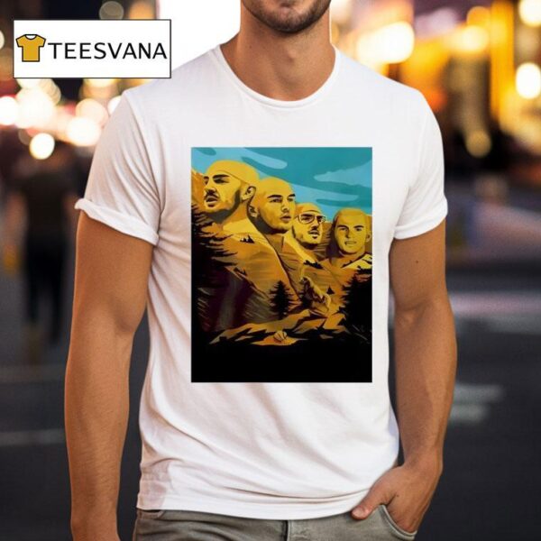 Alex Caruso Rocking Mt Rushmore T Shirt