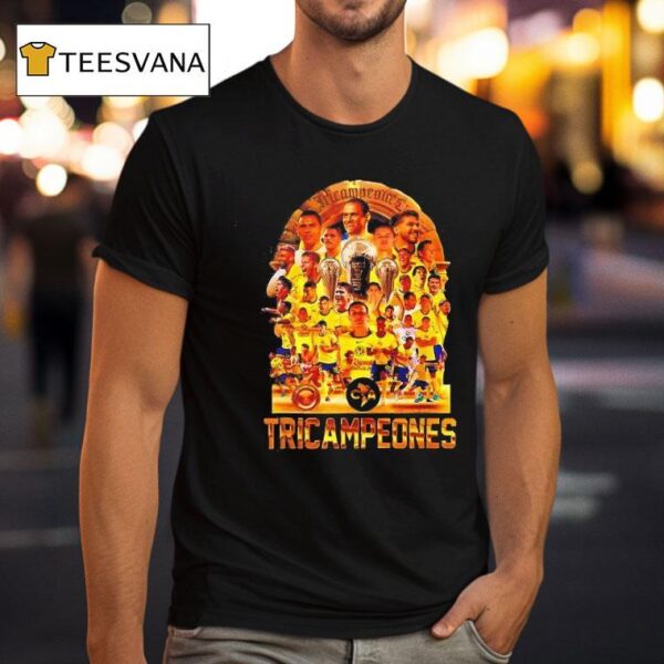 America Aguilas Club Tricampeon Amame Mas T Shirt