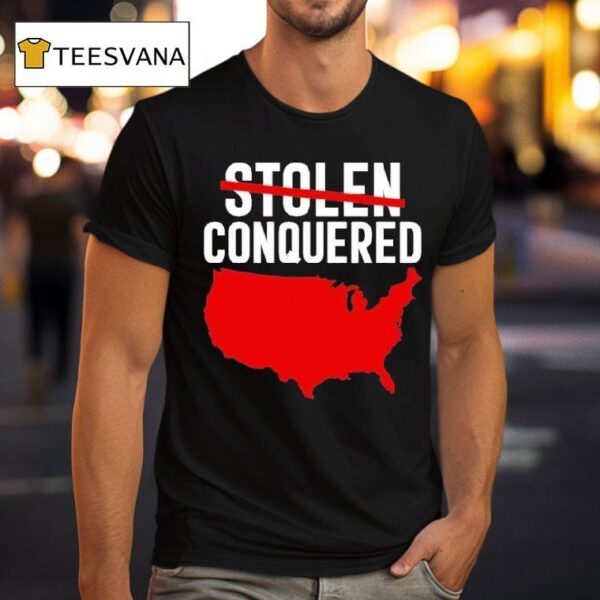 America Stolen Conquered Map T Shirt