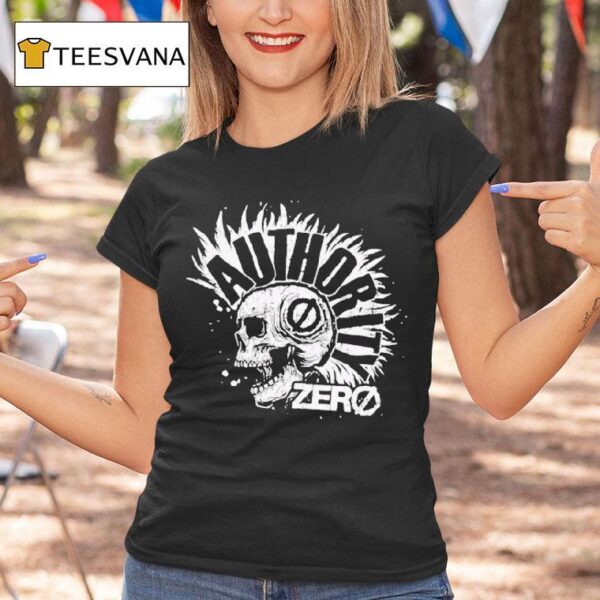 Authority Zero Mohawk Skull T Shirt