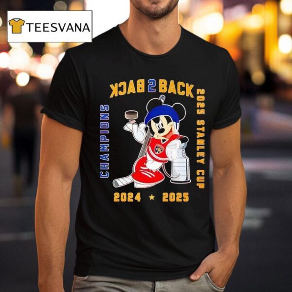 Back To Back Champions Stanley Cup Mickey T Shirt