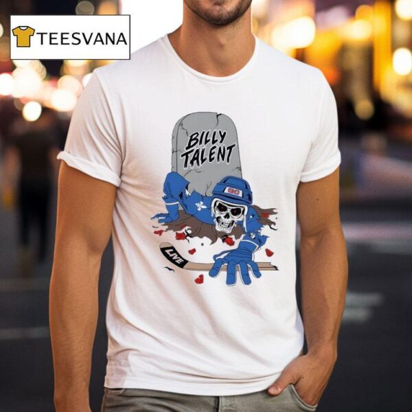 Billy Talent Live Tour Canada Hockey T Shirt