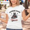 Black Cat Bangin Hard Fireworks Since T Shirt