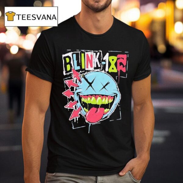 Blink Green Th Smile Logo T Shirt