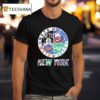 Brooklyn Nets X New York Mets X New York Jets X New York Islanders Team Logo T Shirt