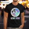 Brooklyn Nets X New York Rangers X New York Jets X New York Mets Team Logo T Shirt