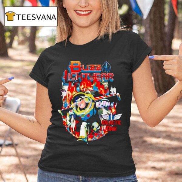 Buzz Lightyear Galactic Tour Tie Dye Toy T Shirt