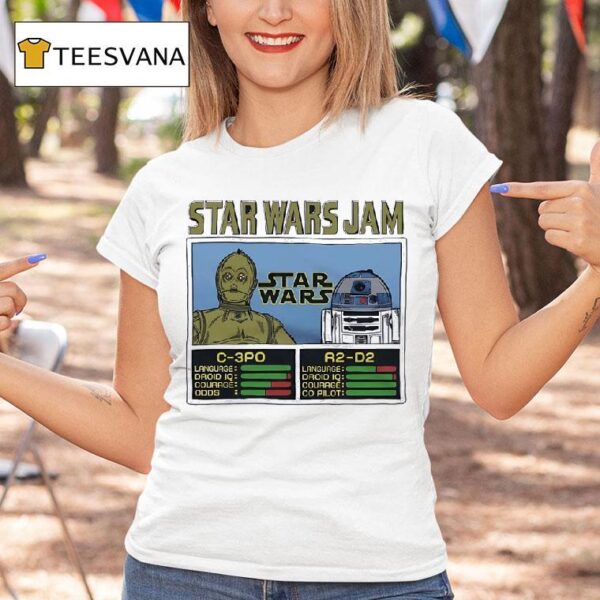 C Po And R D Star Wars Jam T Shirt