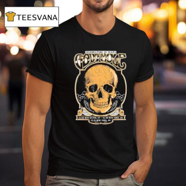 Celebrating Years Gov T Mule S New Haven C T Shirt
