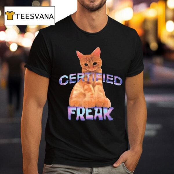 Certified Freak Cat Baby Bash T Shirt